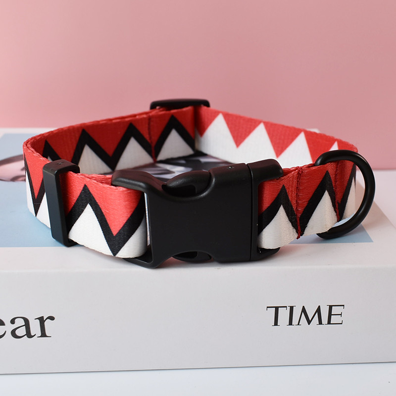 Crvena personalizirana dizajnerska ogrlica za pse i set povodca za velike male i kućne ljubimce Povodci za pse povodac uže najlon Tenacity