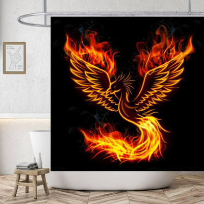 Gotička ljubavna zavjesa za tuširanje Lubanja Vodootporna poliesterska tkanina Cool Kupaonske zavjese Zastrašujuće Dekoracija doma za Noć vještica Cortinas