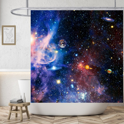 Gotička ljubavna zavjesa za tuširanje Lubanja Vodootporna poliesterska tkanina Cool Kupaonske zavjese Zastrašujuće Dekoracija doma za Noć vještica Cortinas