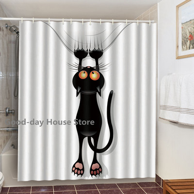 Gotička ljubavna zavjesa za tuširanje Lubanja Vodootporna poliesterska tkanina Cool Kupaonske zavjese Zastrašujuće Dekoracija doma za Noć vještica Cortinas