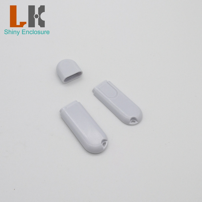 LK-USB06 USB zibatmiņas savienojuma korpuss Abs elektroniskā projekta kaste USB C cietais disks PCB korpuss 53x18x8mm