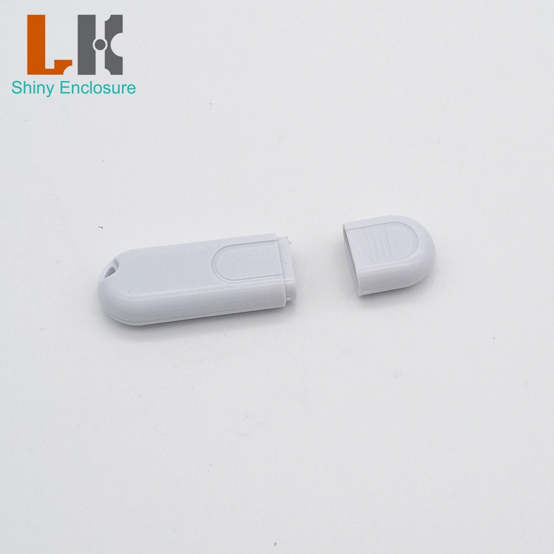 LK-USB06 USB zibatmiņas savienojuma korpuss Abs elektroniskā projekta kaste USB C cietais disks PCB korpuss 53x18x8mm