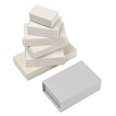 Cutie de proiect electronică din plastic Cutie de depozitare impermeabilă, alb/gri, carcasă pentru instrumente de bricolaj, consumabile electrice