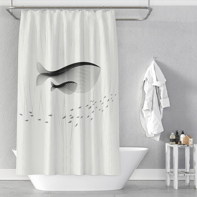 2023 apstraktni umjetnički uzorak zavjese za tuš kupaonski ukrasni vodootporni set Pregradni zaslon za kadu kupaonska zavjesa s kukama