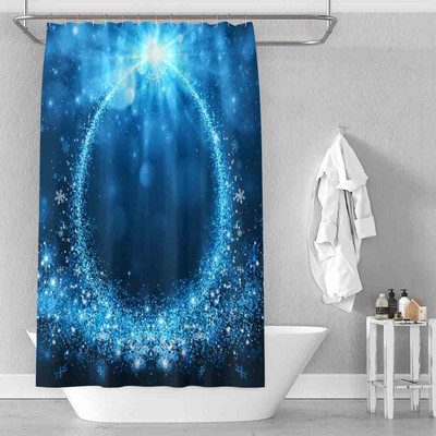 2023 apstraktni umjetnički uzorak zavjese za tuš kupaonski ukrasni vodootporni set Pregradni zaslon za kadu kupaonska zavjesa s kukama