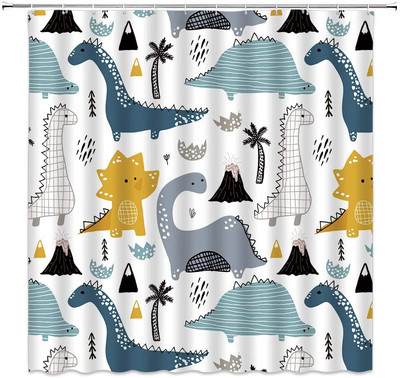 Smiješna crtana žaba Zavjesa za tuš Vodootporna zavjesa Kupaonica Dekoracija doma Dodaci za paravan za kadu s kukama Cortina Banheiro