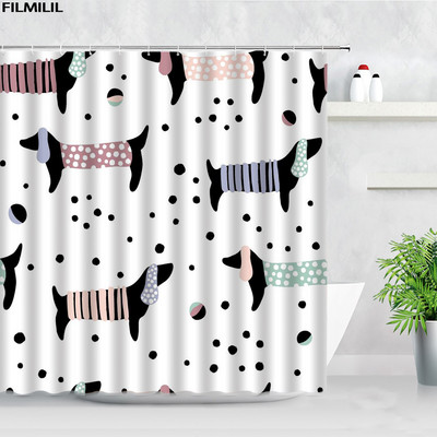 Smiješna crtana žaba Zavjesa za tuš Vodootporna zavjesa Kupaonica Dekoracija doma Dodaci za paravan za kadu s kukama Cortina Banheiro