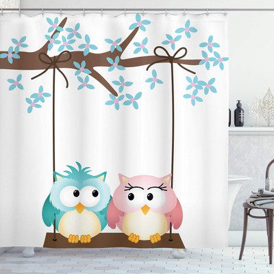 Smiješna crtana žaba Zavjesa za tuš Vodootporna zavjesa Kupaonica Dekoracija doma Dodaci za paravan za kadu s kukama Cortina Banheiro