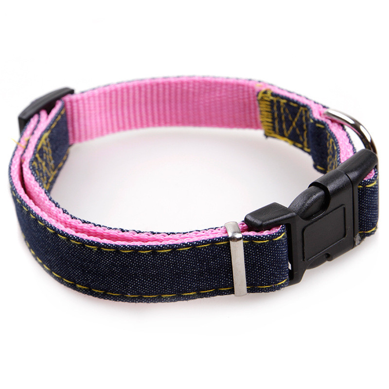 Suņu neilona kaklasiksnas Spēcīgas kaķa čivava āra apkakles vadi, regulējami maziem un vidējiem kucēniem mājdzīvnieku izstrādājumi Aksesuāri