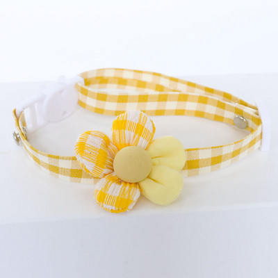 Mājdzīvnieku kaklasiksna Mājas kaķa suns Jauka ziedu kaklasiksna Regulējama klusa drošības sprādzes aksesuāri Kaķu kaklarota Mājdzīvnieku piederumi Kaķu piederumi