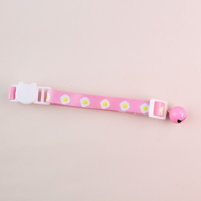 Mājdzīvnieku piederumi Krāsains identifikācijas kakla siksna kaķis suns zvans drošības sprādze nolauzti ziedi svaigi mīksta mājdzīvnieku kaklasiksna mājdzīvnieku kopšanas rīks