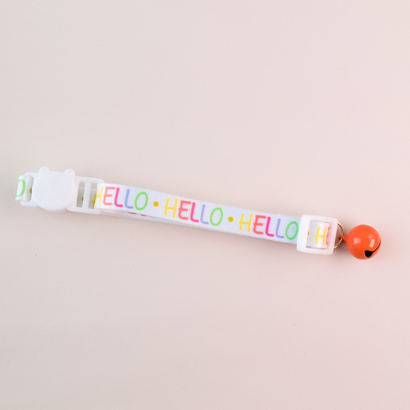 Mājdzīvnieku piederumi Krāsains identifikācijas kakla siksna kaķis suns zvans drošības sprādze nolauzti ziedi svaigi mīksta mājdzīvnieku kaklasiksna mājdzīvnieku kopšanas rīks