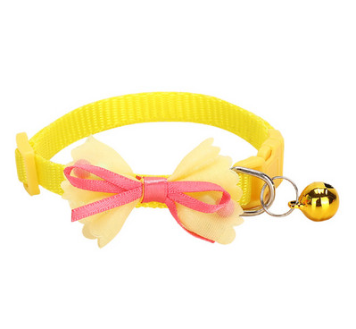 Potrepštine za kućne ljubimce Nove čipkaste mašne ogrlice Zvona za kućne ljubimce Ogrlice za pse mačke Ogrlice za mačke Dodaci za odijevanje kućnih ljubimaca Višebojna ogrlica za kućne ljubimce