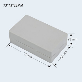 Abs Пластмасов електронен общ корпус Платка за инструменти Кутия за превключване Power Box Кутия за проекти Кутия за съхранение 73*43*23 мм