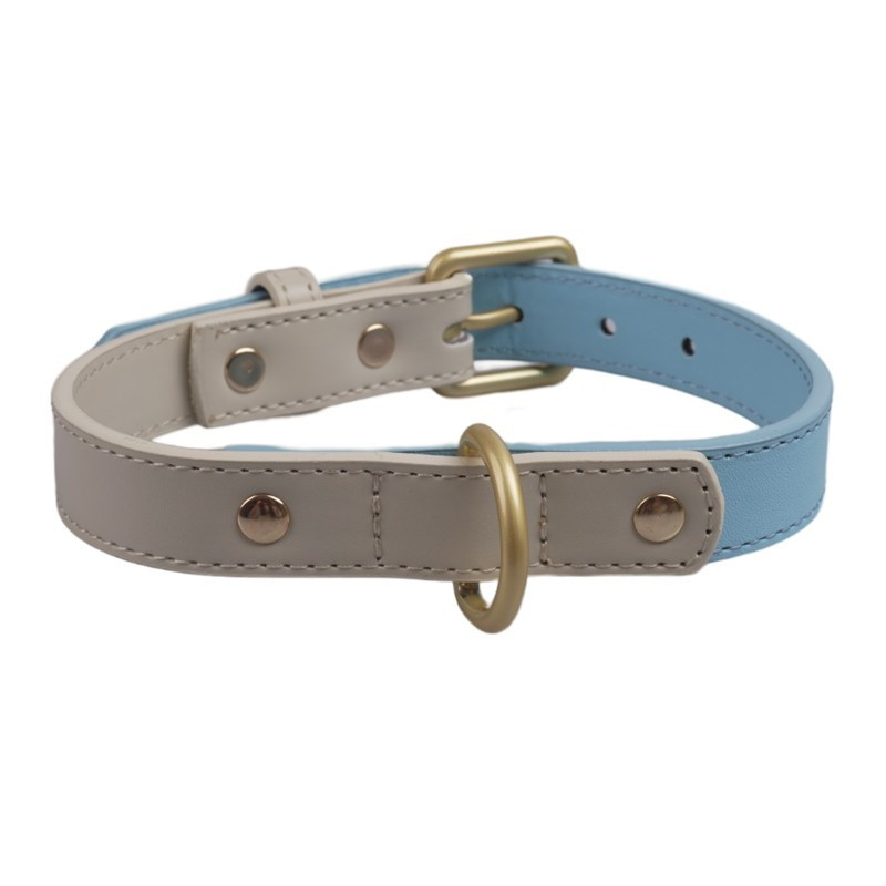 Oprema za kućne ljubimce Ružičasti i plavi šavovi Ogrlica za kućne ljubimce Putna ogrlica za vuču za pse Srednji i veliki psi Dodaci za kućne ljubimce za male pse