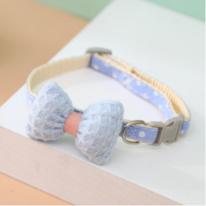 Nove potrepštine za kućne ljubimce Karirane ogrlice Slatke ogrlice za kućne ljubimce Mašne s cvijećem Ogrlice za mačke i pse sa zvončićima Podesivi dodaci za kućne ljubimce