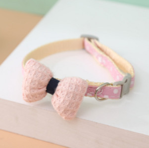 Nove potrepštine za kućne ljubimce Karirane ogrlice Slatke ogrlice za kućne ljubimce Mašne s cvijećem Ogrlice za mačke i pse sa zvončićima Podesivi dodaci za kućne ljubimce