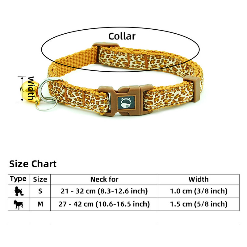 Suņa kaklasiksna Pet neilona kaķa kaklasiksna ar Bell Perro kucēnu suns izšūtu kaklasiksnu Pūdelis Pitbull Beagle mazam un vidējam sunim