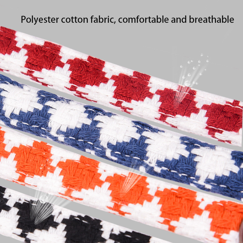 Jauna mājdzīvnieka kaklasiksna, austa čeka, regulējama, ērta, elpojoša kucēnam, vidēja izmēra mājdzīvnieku kaklasiksna, augstas kvalitātes metāla āda