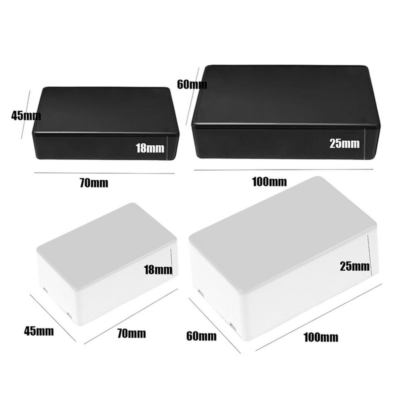 ABS plastikust valge must kõrge kvaliteediga korpuse karbid veekindel kate Project elektrooniline projektikarbi instrumentide ümbris