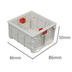 Poboljšanje doma Skrivena i nadgradna donja kutija 30 mm dubine 146 Vrsta zidne sklopke Utičnica donja kutija 86 Razvodna kutija