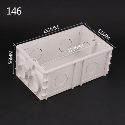 Poboljšanje doma Skrivena i nadgradna donja kutija 30 mm dubine 146 Vrsta zidne sklopke Utičnica donja kutija 86 Razvodna kutija