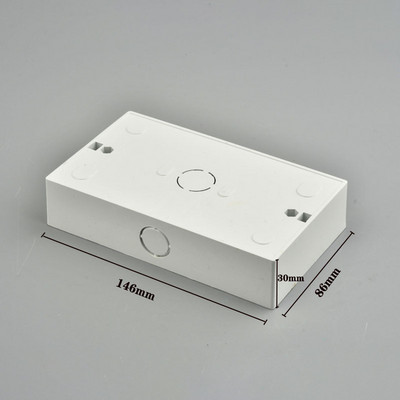 Poboljšanje doma Skrivena i nadgradna donja kutija 30 mm dubine 146 Vrsta zidne sklopke Utičnica donja kutija 86 Razvodna kutija