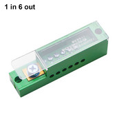 100% nova Unipolarna razvodna kutija 1 u 6 izlaza retardantni mjerni ormarić Žičani terminalni blok Električni dodaci