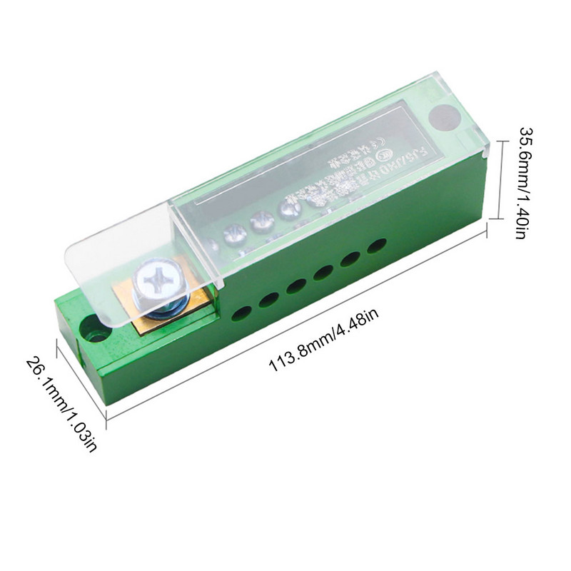 100% nova Unipolarna razvodna kutija 1 u 6 izlaza retardantni mjerni ormarić Žičani terminalni blok Električni dodaci