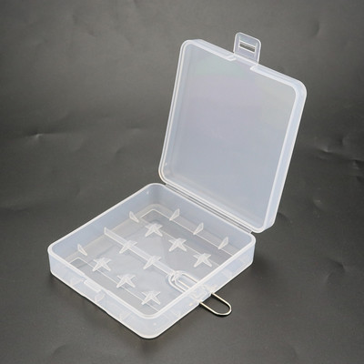 4 utora 18650 kućište za baterije plastično prozirno tvrdo plavo crno zeleno kućište za baterije držač kutija za pohranu 4x 18650 16340