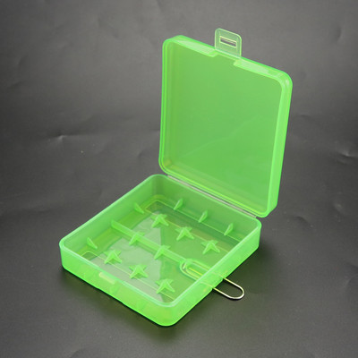 4 utora 18650 kućište za baterije plastično prozirno tvrdo plavo crno zeleno kućište za baterije držač kutija za pohranu 4x 18650 16340