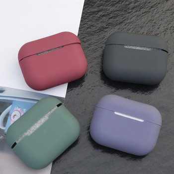 Прекрасен цветен силиконов калъф за безжични безжични слушалки Tpu за Airpods Pro, защитно покритие, кожен аксесоар за Airpods Pro