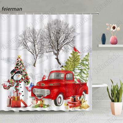 Kreativna jesenska zavjesa za tuširanje Vjeverica Suncokret Jesen Javorovo lišće Dan zahvalnosti Zavjese za kupanje Moderne krpe Kukice za kupaonski dekor