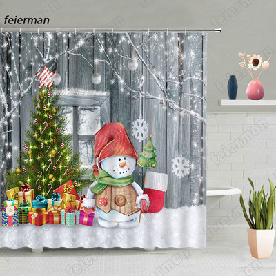 Kreativna jesenska zavjesa za tuširanje Vjeverica Suncokret Jesen Javorovo lišće Dan zahvalnosti Zavjese za kupanje Moderne krpe Kukice za kupaonski dekor