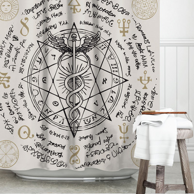 Helovīna dušas aizkars 3D druka Šausminošas ķirbju ainas aptumšošana Vannas istabas aizkari Ūdensizturīgs poliestera audums mājas vannas dekors