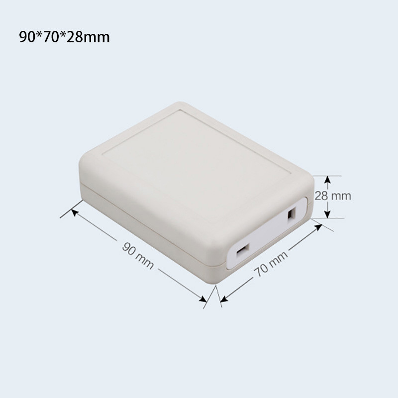 Plastmasas kaste DIY vadu sadales kārbas korpusa korpuss shēmas plates projekts elektroniskā kaste 90x70x28mm