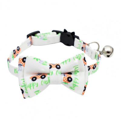 Μεγάλο κολάρο γάτας Ευέλικτο κολάρο κατοικίδιων με ρυθμιζόμενη πόρπη Πασχαλινό αυγό τύπωμα Lovely Pet Lack Circle