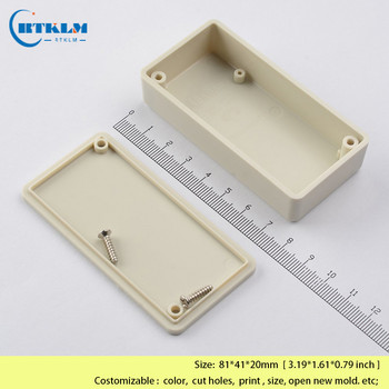 ABS Съединителна кутия IP54 Пластмасова кутия за проекти Малък пластмасов корпус Направи си сам Електронен настолен корпус 81*41*20 мм