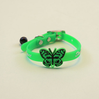 Vairumtirdzniecība Regulējama mājdzīvnieku kaklasiksna Daudzkrāsu priekšgala kaķa kakla siksna Universāla zvana kakla siksna Silikona kakla siksna Suņu aksesuāri Karstā izpārdošana