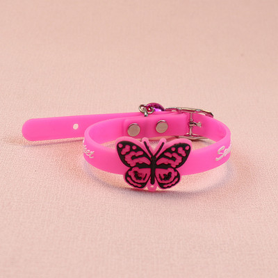 Vairumtirdzniecība Regulējama mājdzīvnieku kaklasiksna Daudzkrāsu priekšgala kaķa kakla siksna Universāla zvana kakla siksna Silikona kakla siksna Suņu aksesuāri Karstā izpārdošana