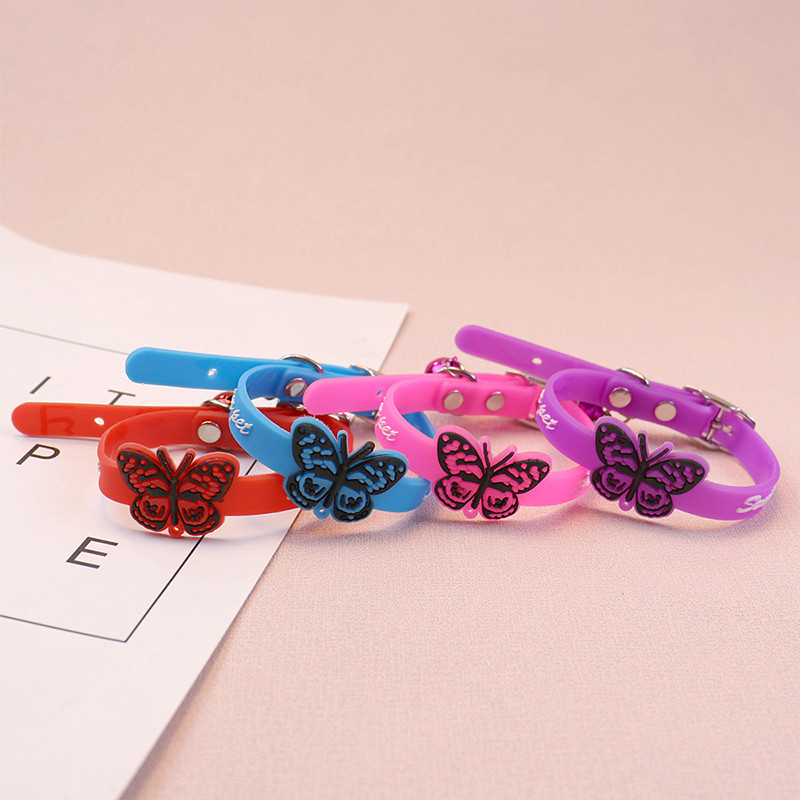 Vairumtirdzniecība Regulējama mājdzīvnieku kaklasiksna Daudzkrāsu priekšgala kaķa kakla siksna Universāla zvana kakla siksna Silikona kakla siksna Suņu aksesuāri Karstā izpārdošana