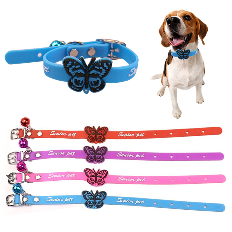 Vairumtirdzniecība Regulējama mājdzīvnieku kaklasiksna Daudzkrāsu priekšgala kaķa kakla siksna Universāla zvana kakla siksna Silikona kakla siksna Suņu aksesuāri Karstā izpārdošana