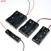 cltgxdd 1Gb 1X 2x 3x 4x 6X 8X AAA izmēra bateriju turētāja korpusa kaste ar vadiem bez vāka un slēdža Baterijas Organizatora plastmasas uzglabāšana