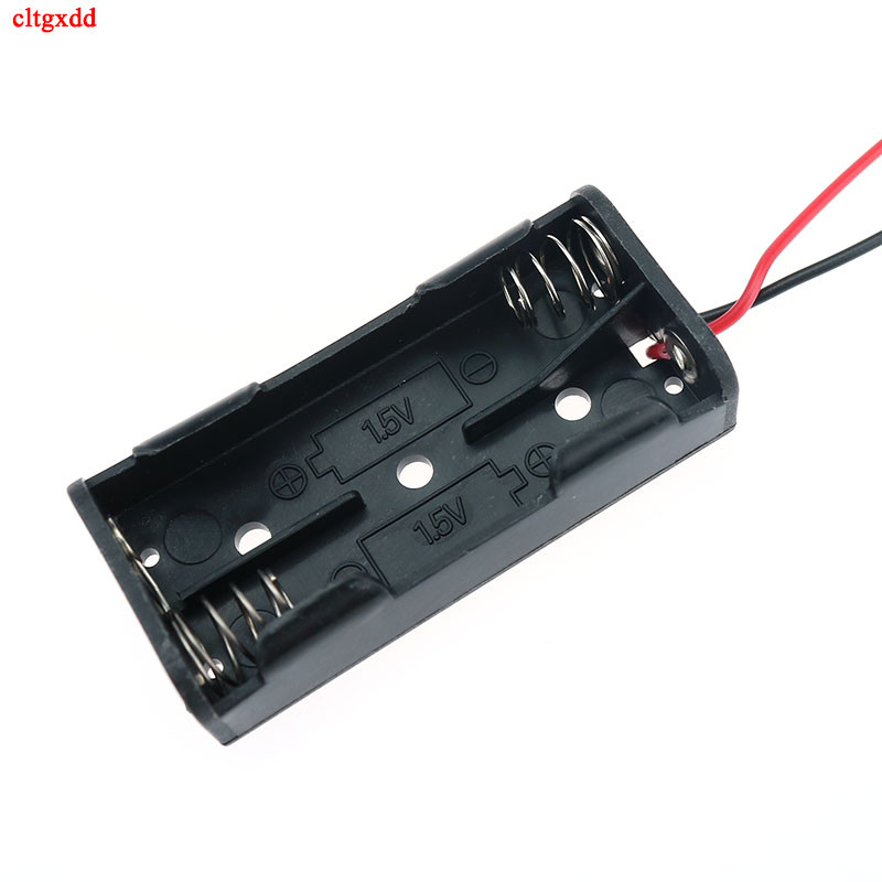 cltgxdd 1Gb 1X 2x 3x 4x 6X 8X AAA izmēra bateriju turētāja korpusa kaste ar vadiem bez vāka un slēdža Baterijas Organizatora plastmasas uzglabāšana