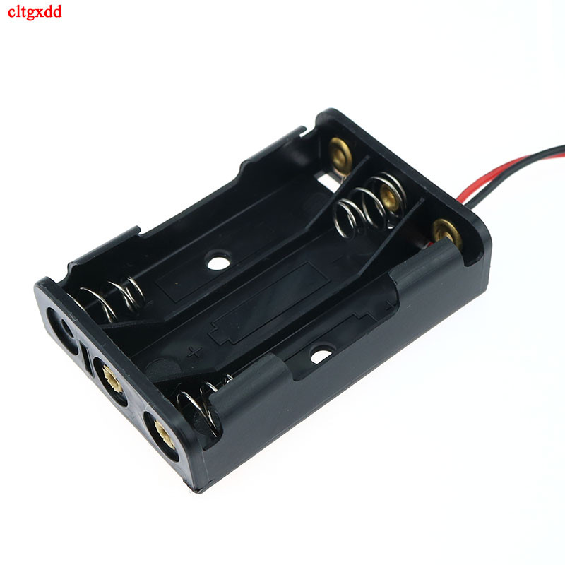cltgxdd 1Gb 1X 2x 3x 4x 6X 8X AAA izmēra bateriju turētāja korpusa kaste ar vadiem bez vāka un slēdža Baterijas Organizatora plastmasas uzglabāšana