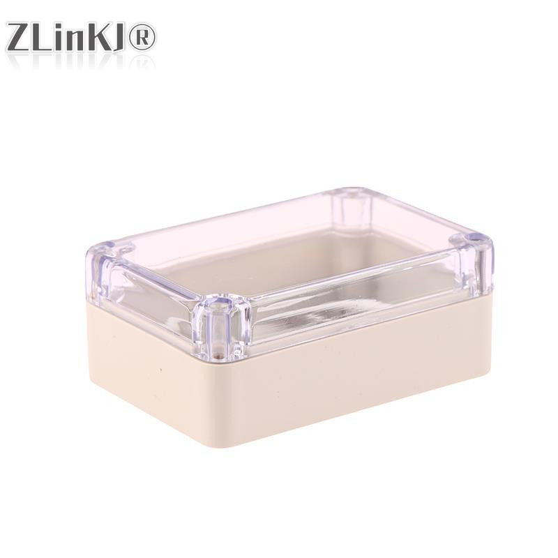 Mala plastična vodootporna prozirna vanjska alarmna vodootporna kutija DIY projekt Kućište elektroničke kutije Oklop sigurnosnog modula