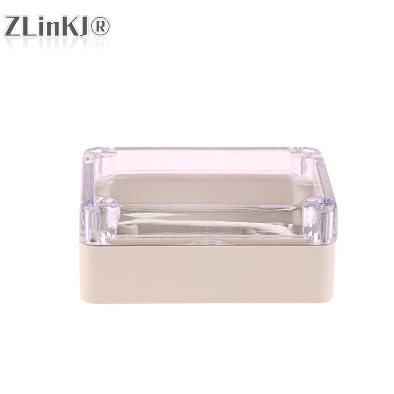 Mala plastična vodootporna prozirna vanjska alarmna vodootporna kutija DIY projekt Kućište elektroničke kutije Oklop sigurnosnog modula