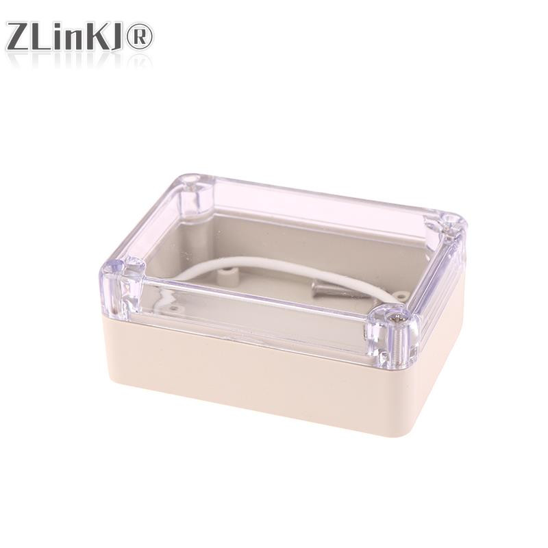 Mala plastična vodootporna prozirna vanjska alarmna vodootporna kutija DIY projekt Kućište elektroničke kutije Oklop sigurnosnog modula