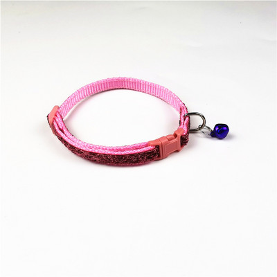 Κολάρα κατοικίδιων Γυαλιστερή κολάρα Πολύχρωμα Προαιρετικά μπαλώματα για σκύλους με καμπάνες Κολάρα γλυκών γατών Προμήθειες για κατοικίδια Αξεσουάρ για κατοικίδια