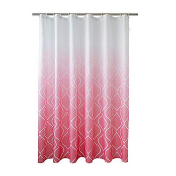 Текстура, устойчива на обезцветяване и плесен, марокански преливащ цвят завеса за душ за баня Водоустойчива завеса за баня Cortina Baño